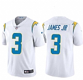 Nike Men & Women & Youth Los Angeles Chargers #3 Derwin James Jr. White Vapor Untouchable Limited Stitched Jersey,baseball caps,new era cap wholesale,wholesale hats